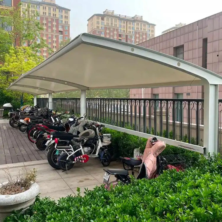 德化县膜结构电动车棚